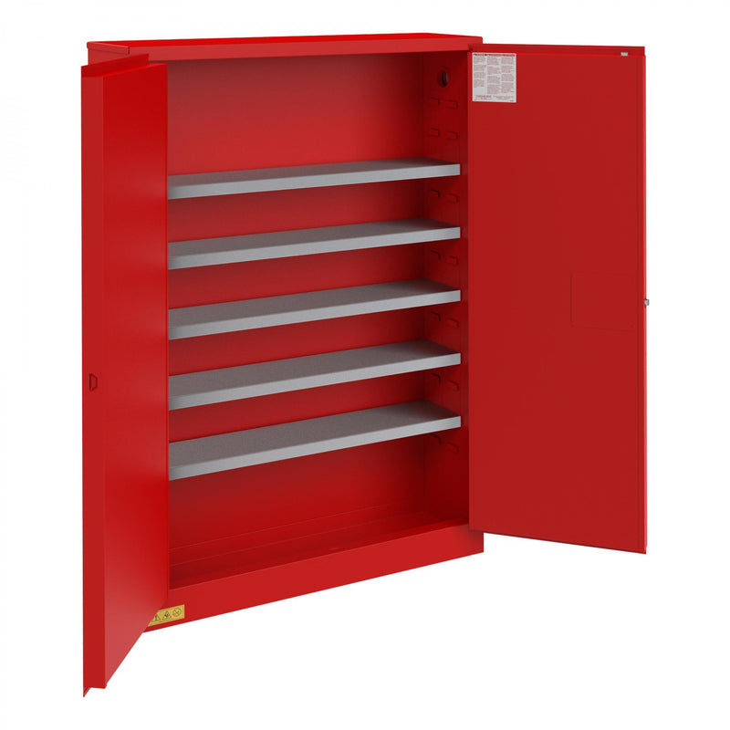 Durham Flammable Storage, 30 Gallon Paint and Ink Storage, Manual, Red