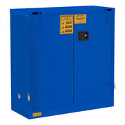 Durham FM Approved, Corrosive Storage Cabinet, 22 Gallon, 2 Doors, Self Close, 1 Shelf