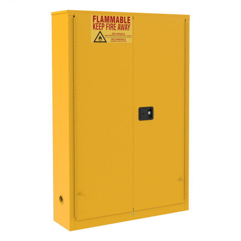 Durham FM Approved, Flammable Storage Cabinet, 30 Gallon Paint and Ink Storage, 2 Doors, Self Close