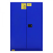 Durham FM Approved, Corrosive Storage Cabinet, 45 Gallon, 2 Doors, Manual Close, 2 Shelves