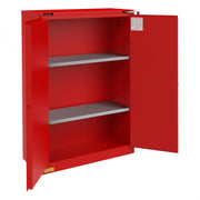 Durham Flammable Storage, 45 Gallon, Self Close, Red