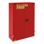 Durham Flammable Storage, 45 Gallon, Self Close, Red
