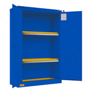 Durham FM Approved, Corrosive Storage Cabinet, 45 Gallon, 2 Doors, Self Close, 2 Shelves