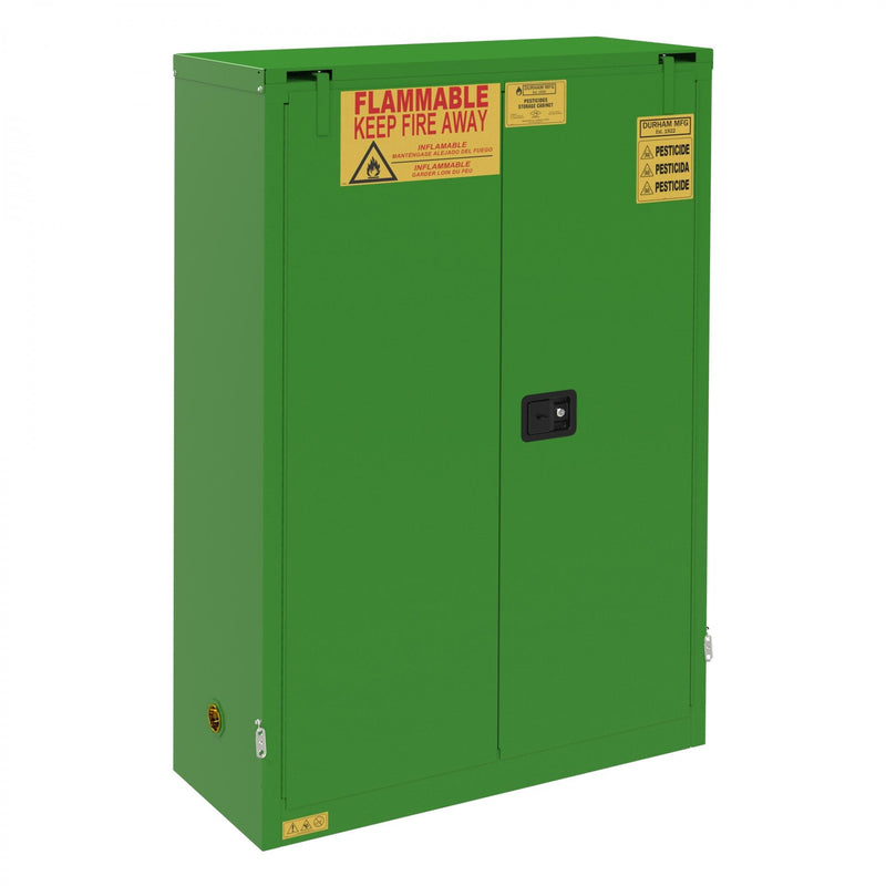 Durham Pesticide Storage, 45 Gallon, Self Close