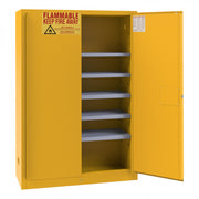 Durham FM Approved, Flammable Storage Cabinet, 60 Gallon Paint and Ink Storage, 2 Doors, Manual Close