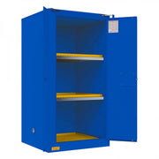 Durham FM Approved, Corrosive Storage Cabinet, 60 Gallon, 2 Doors, Self Close, 2 Shelves