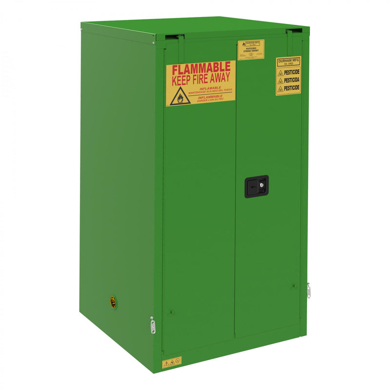 Durham Pesticide Storage, 60 Gallon, Self Close