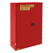 Durham Flammable Storage, 60 Gallon Paint and Ink Storage, Self Close, Red