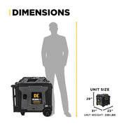 10,500 Watt Tri-Fuel Digital Inverter Generator - BE10500IT BE Power Equipment