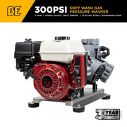 11.0 GPM - 300 PSI Gas Soft Wash Unit - SW1165HEC2 BE Power Equipment