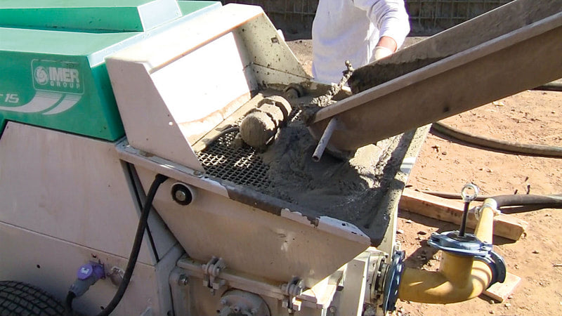 IMER Booster 20 | 28 HP Diesel Piston Concrete Pump with S-Valve