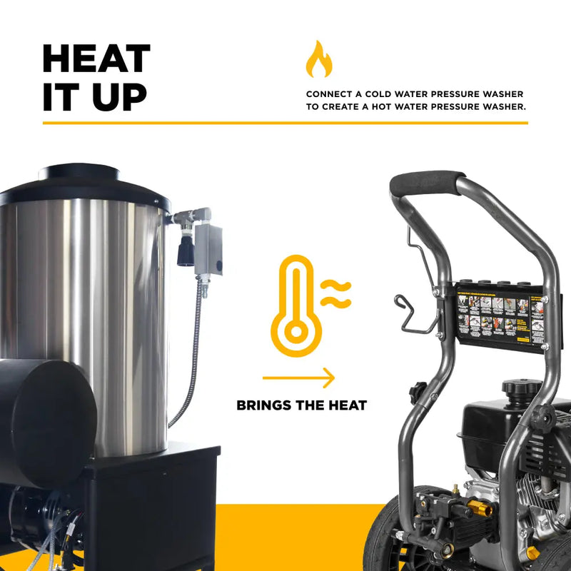 115 volt, 4-5 GPM Diesel Fired Hot Box - 96115V BE Power Equipment