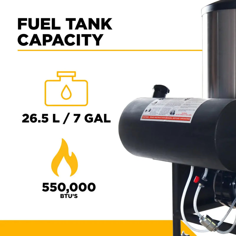 115 volt, 4-5 GPM Diesel Fired Hot Box - 96115V BE Power Equipment