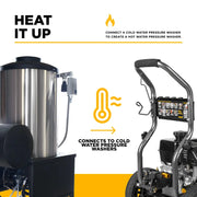 115 volt, 8-10 GPM Diesel Fired Hot Box - 99115V BE Power Equipment
