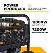 11,000 Watt Generator - BE11000 BE Power Equipment