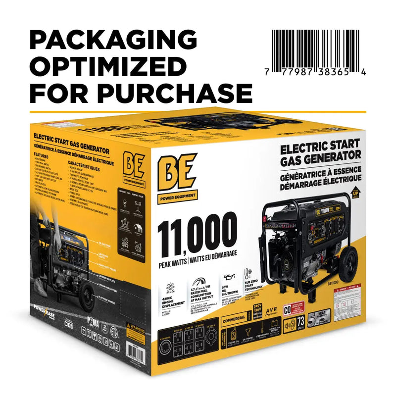 11,000 Watt Generator - BE11000 BE Power Equipment