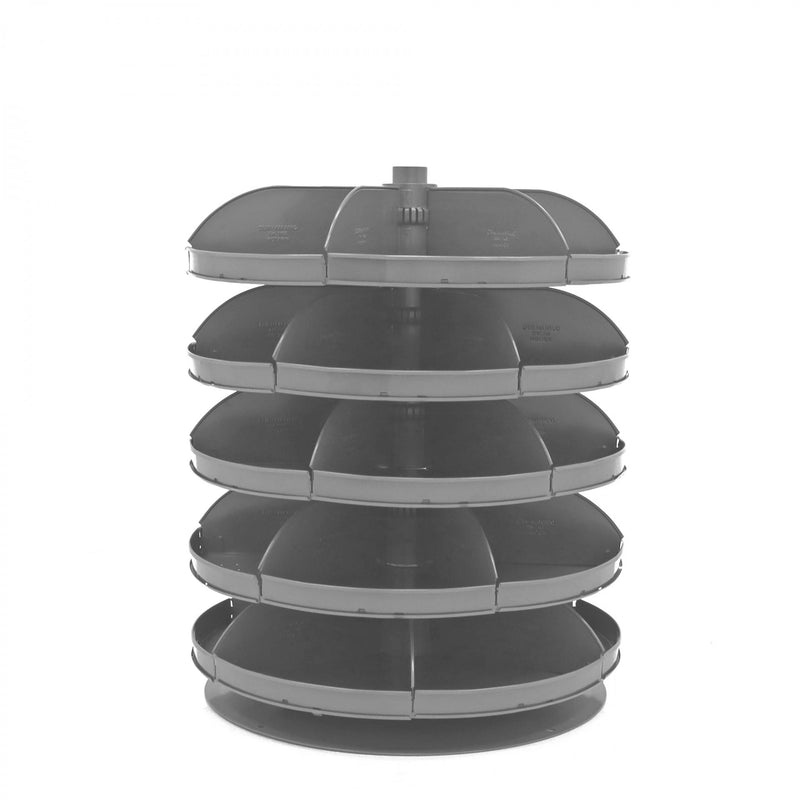 Durham Base For 28", 34", 44" Diameter Rotabins, Gray