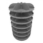 Durham Base For 28", 34", 44" Diameter Rotabins, Gray
