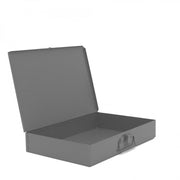 Durham Large, Steel, Compartment Box, Empty, Gray (Pack of 4)