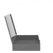 Durham Large, Steel, Compartment Box, Empty, Gray (Pack of 4)