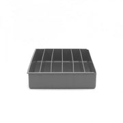 Durham Large, Polypropylene, 6 Horizontal Compartment Insert, Gray