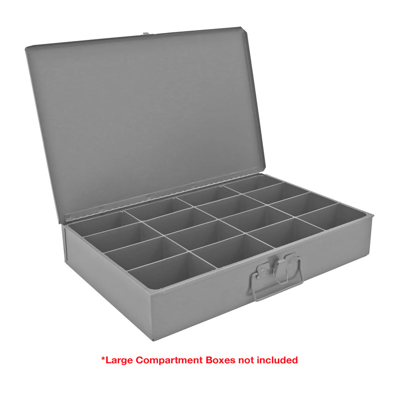 Durham Large, Polypropylene, 16 Compartment Insert, Gray