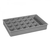 Durham Large, Polypropylene, 21 Compartment Insert, Gray