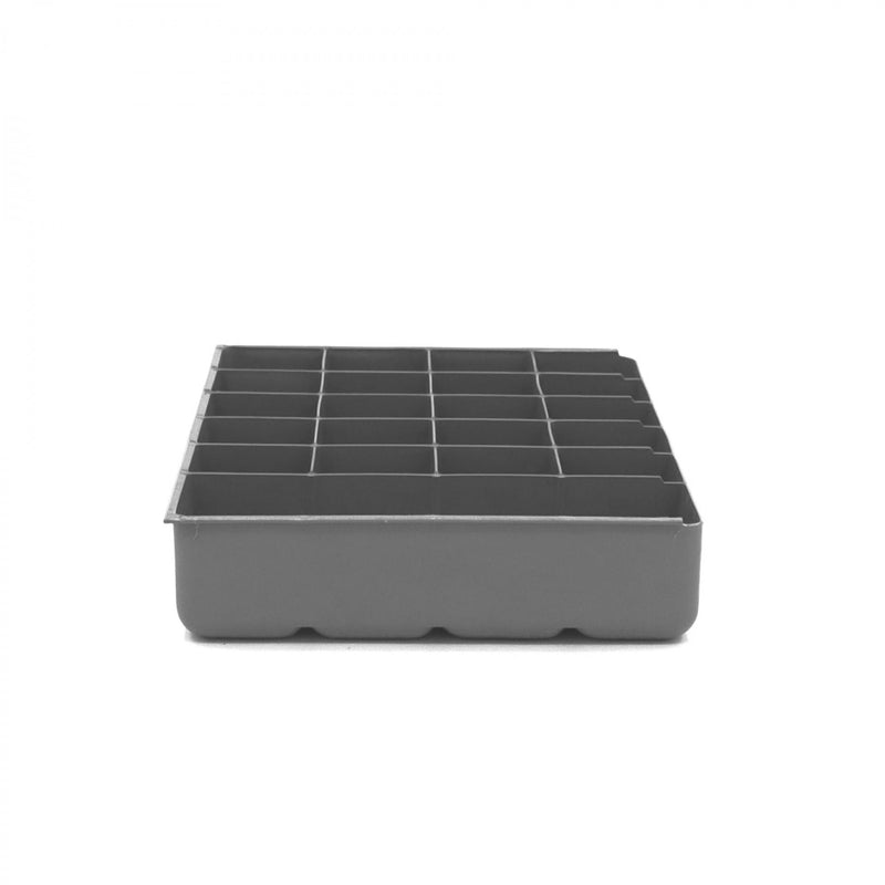 Durham Large, Polypropylene, 21 Compartment Insert, Gray