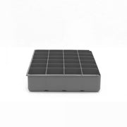 Durham Large, Polypropylene, 24 Compartment Insert, Gray