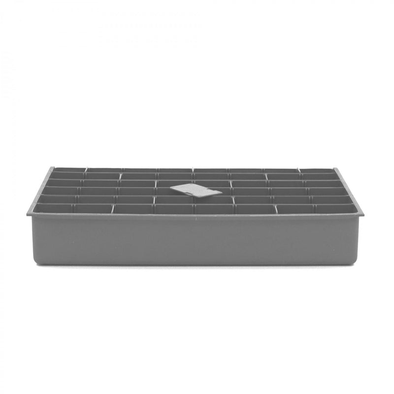 Durham Large, Polypropylene, Variable Compartment Insert, 12 Dividers, Gray