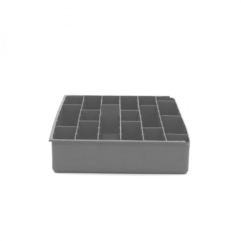 Durham Large, Polypropylene, Variable Compartment Insert, 12 Dividers, Gray