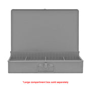 Durham Large, Polypropylene, Variable Compartment Insert, 3 Horizontal, 3 Vertical, Gray