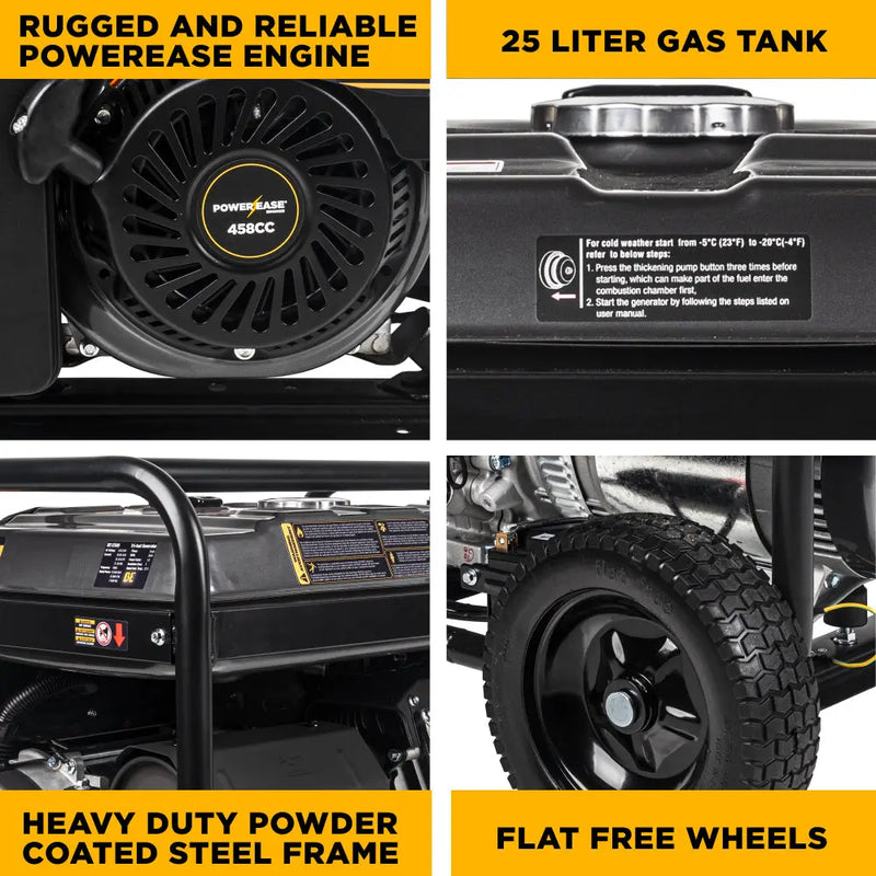 12,500 Watt Tri-Fuel Generator - BE12500T BE Power Equipment