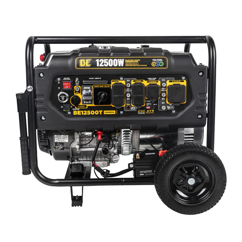 12,500 Watt Tri-Fuel Generator - BE12500T BE Power Equipment