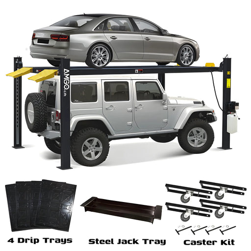 AMGO 408-HP-DX (Combo) 8,000 lbs with exceptional ease |4 Post Parking Lift AMGO