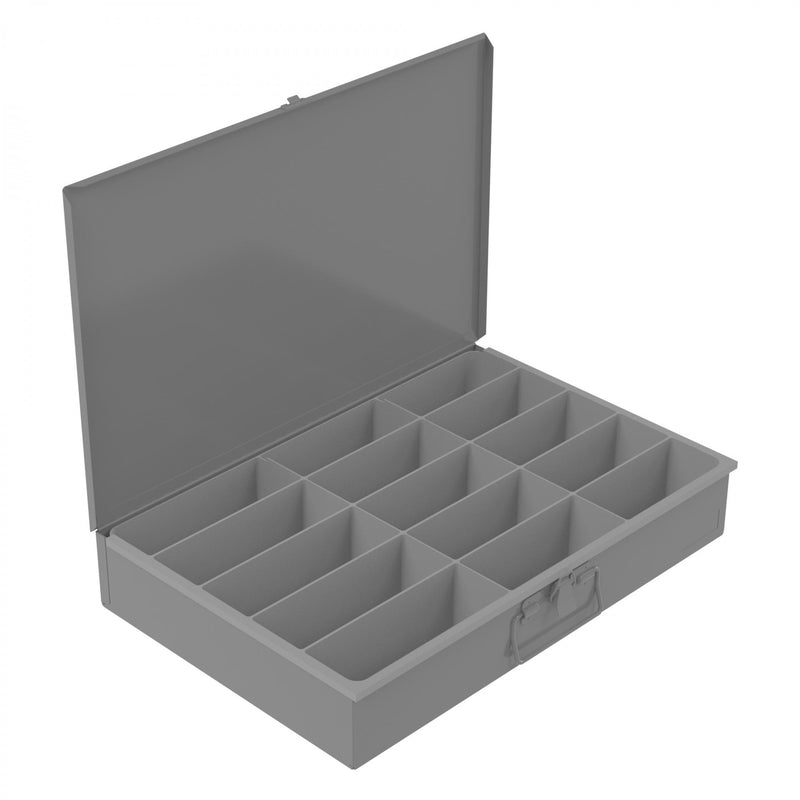 Durham Large Steel Compartment Box, 15 Opening