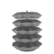 Durham Steel Tube For Use With 44" Diameter Rotabin, 5 Levels, Gray