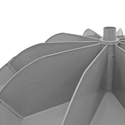 Durham Steel Tube For Use With 44" Diameter Rotabin, 5 Levels, Gray