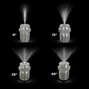 15° 1/4" MEG Spray Pressure Washer Nozzle - 5.0 Orifice BE Power Equipment