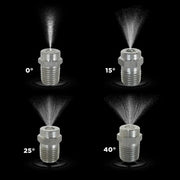 15° 1/4" MEG Spray Pressure Washer Nozzle - 7.0 Orifice BE Power Equipment