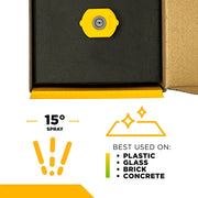 15° Quick Connect Pressure Washer Nozzle – 3.0 Orifice - Retail Ready Packaging BE Power Equipment