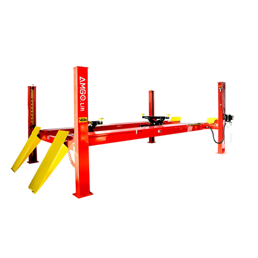 AMGO PRO-14AE 14,000 lbs 4 Post Alignment Lift designed