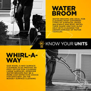 16" Under Car Pressure Washer Water Broom BE Power Equipment