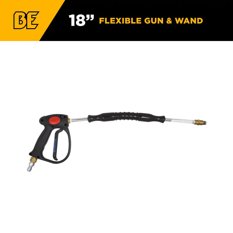 18" Flex Wand Assembly with Weeping Spray Gun BE Power Equipment