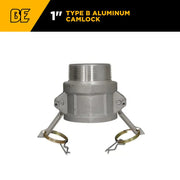 1" Type B Aluminum Camlock BE Power Equipment