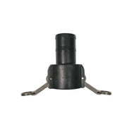1" Type C Polypropylene Camlock BE Power Equipment