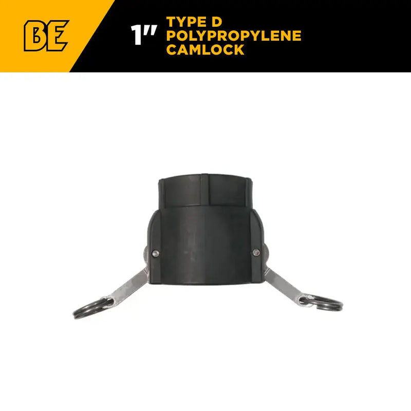 1" Type D Polypropylene Camlock BE Power Equipment
