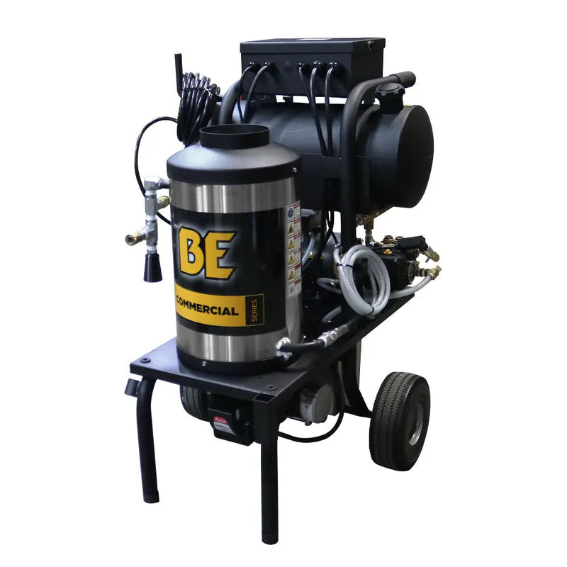1,000 PSI 2.0 GPM Hot Water Electric Pressure Washer with General T9051EBF triplex pump - 1250 BE Power Equipment