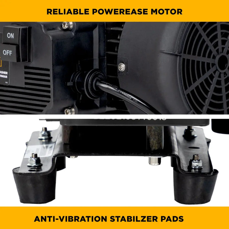 1,500 PSI 1.6 GPM 1.5 HP Portable Electric Pressure Washer – P1515EPN BE Power Equipment