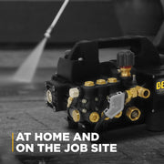 1,500 PSI 1.6 GPM 1.5 HP Portable Electric Pressure Washer – P1515EPN BE Power Equipment